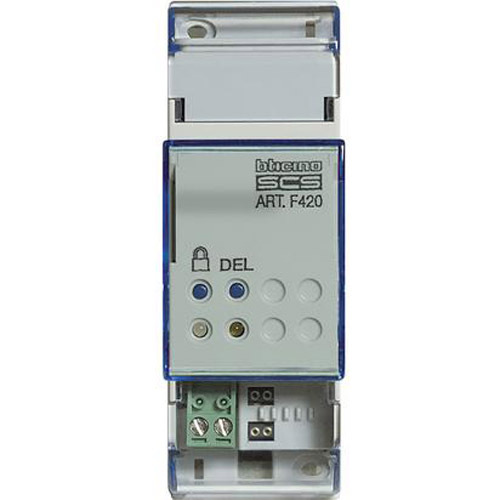 Актуатор 16 сценария за DIN шина 2М - bticino My Home F420