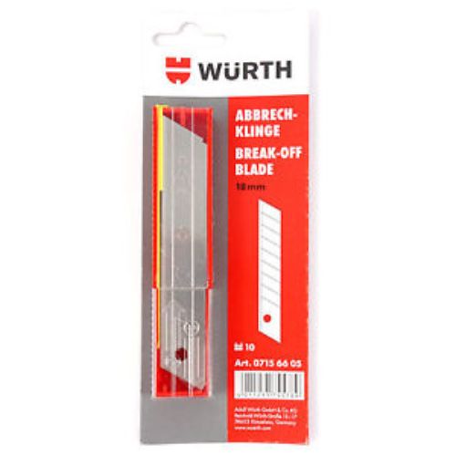 Резервни ножчета за макетен нож среден - Würth Cutter-Messer W7156605