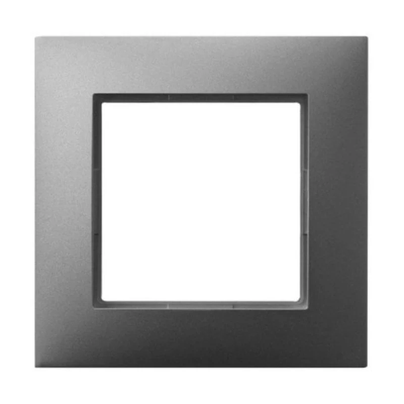 Рамка 1х Сив мат - OSPEL Aria R-1U/70