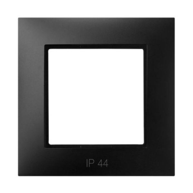 Рамка 1х IP44 Черен - OSPEL Aria RH-1U/33