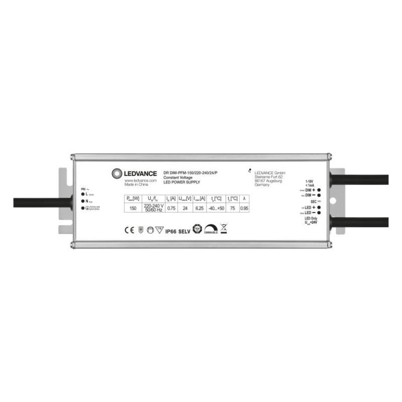 LED Захранване 150W IP66, димиране 1-10V - LEDVANCE PFM-150/24/P DIM LED240117 - LEDVANCE PFM-150/24/P DIM LED240117