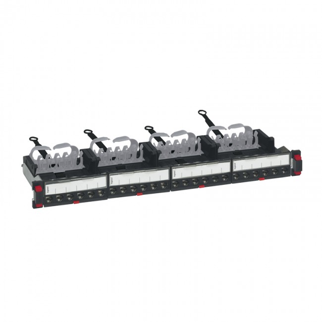 Панел 19" 1U C6A STP 24XRJ45 , зареден - Legrand LCS 33772