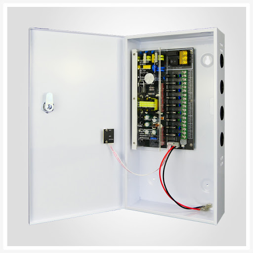 Захранващ блок 12V/8A 8 изхода UPS функция метална кутия - ANDGOOD SIWD1208-09CB