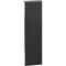Faceplate without symbol for empty module 1M Black - bticino Living Now KG00
