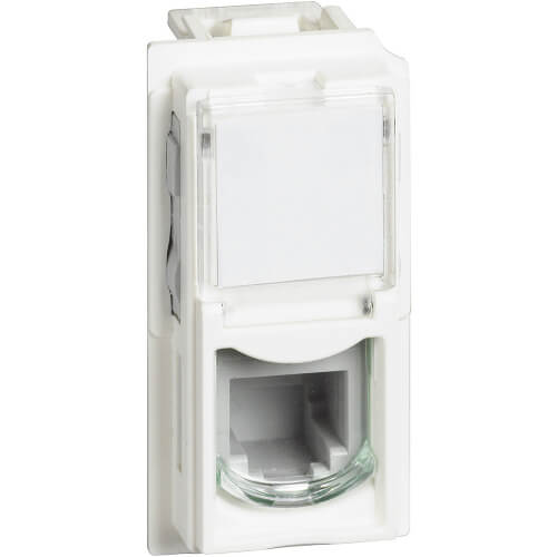 Телефонна 1xRJ11 1М Бял - bticino Living Now KW4258RJ11