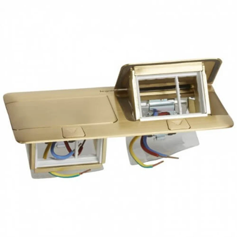 Pop-up кутия празна 2х3М месинг - Legrand Pop-up boxes 54017