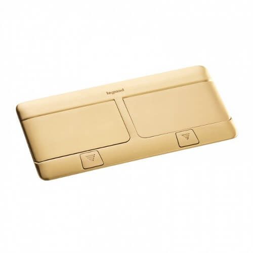 Pop-up кутия празна 2х4М месинг - Legrand Pop-up boxes 54018