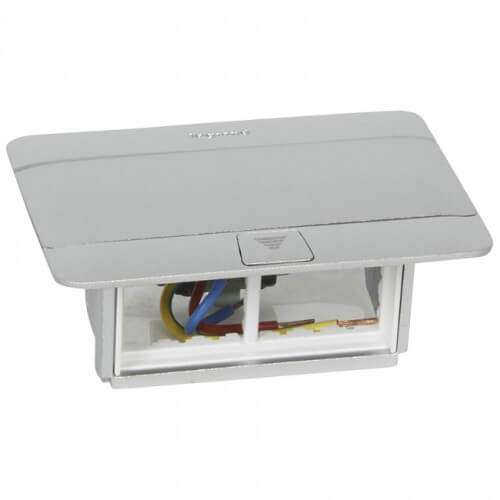 Pop-up кутия празна 4М алуминий мат - Legrand Pop-up boxes 54011