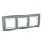 Рамка 3х  Техническо сиво - SCHNEIDER ELECTRIC Unica Basic MGU2.006.858