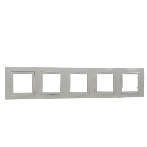 Рамка 5x  Слонова кост - SCHNEIDER ELECTRIC Unica Basic MGU2.010.25