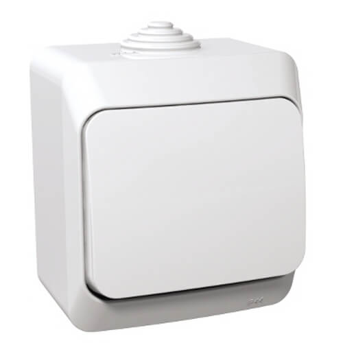 Девиаторен ключ IP44 Бял - SCHNEIDER ELECTRIC Cedar Plus WDE000560