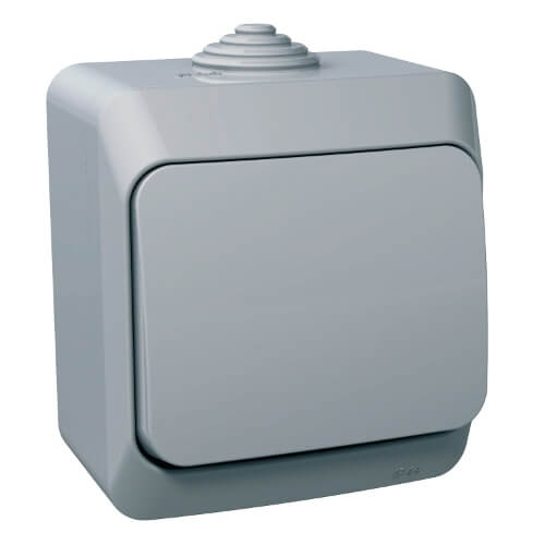 Девиаторен ключ IP44 Сив - SCHNEIDER ELECTRIC Cedar Plus WDE000660