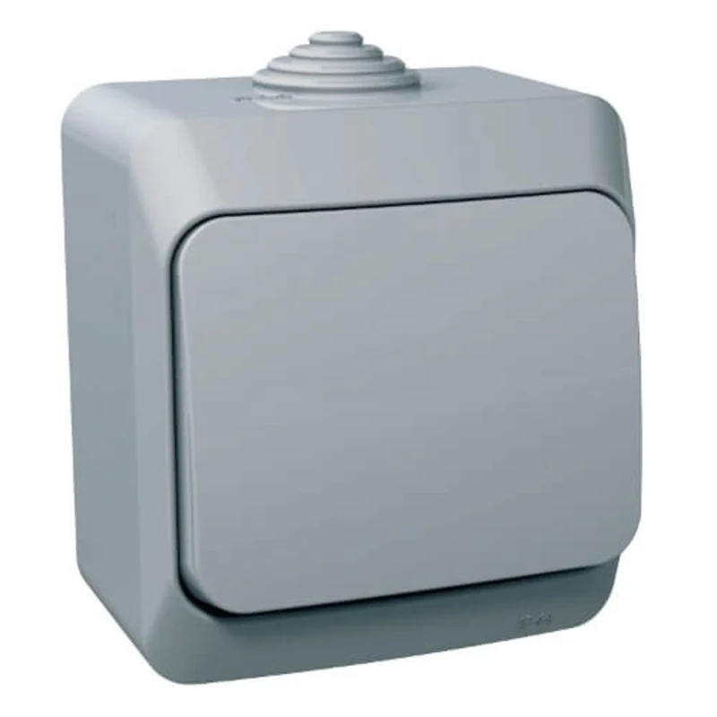 Девиаторен ключ IP44 Сив - SCHNEIDER ELECTRIC Cedar Plus WDE000660