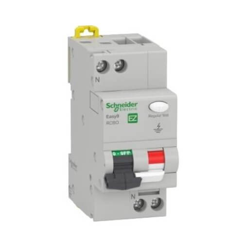ДТЗ  1P + N 25А крива С 6kА 30 mA тип АС - SCHNEIDER ELECTRIC Easy 9 EZ9D35625
