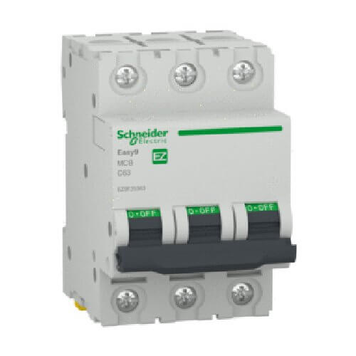 МАП  3P 63A крива С 6kA - SCHNEIDER ELECTRIC Easy 9 EZ9F35363