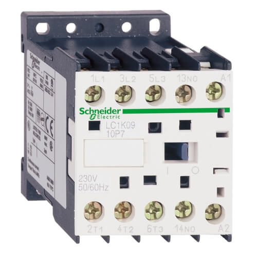Контактор LC1K 3P 9A 1NO 230VAC - SCHNEIDER ELECTRIC TeSys LC1K LC1K0910P5