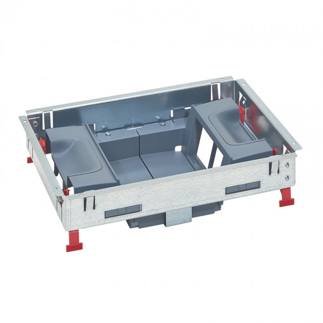 Подова кутия 8М (2х4) вертикален монтаж на механизми - Legrand Floor box 88023