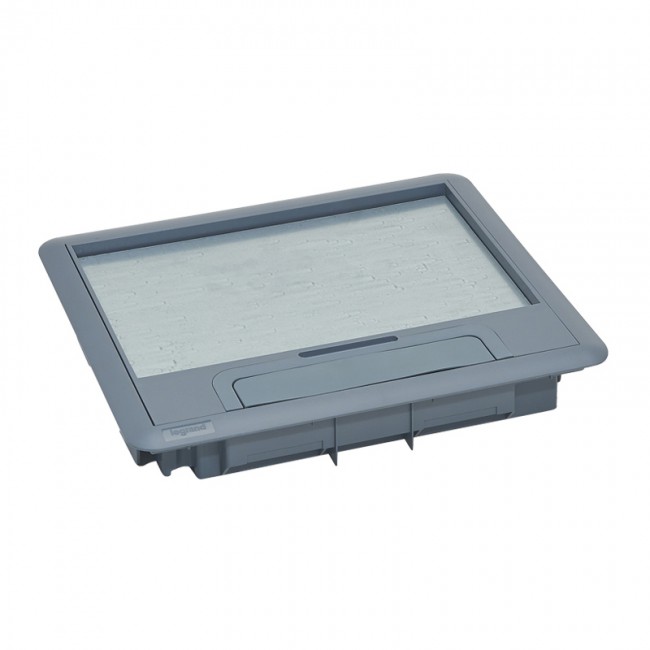 Капак за подова кутия с рамка  12/18М PVC - Legrand Floor box 88001
