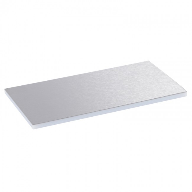 Декоративна плоча за капак на PVC подова кутия 8/12М - неръждаема стомана - Legrand Floor box 88015