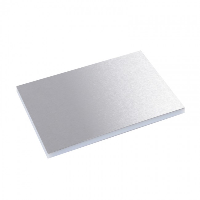 Декоративна плоча за капак на PVC подова кутия 16/24М - неръждаема стомана - Legrand Floor box 88017