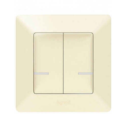 Свързан сериен ключ с неутрала 2х1000W - Legrand Valena Life with Netatmo 752288