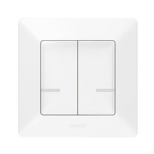 Свързан сериен ключ с неутрала 2х1000W - Legrand Valena Life with Netatmo 752188
