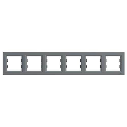 Рамка 6х  Стомана - SCHNEIDER ELECTRIC Asfora EPH5800662