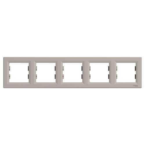 Рамка 5х  Бронз - SCHNEIDER ELECTRIC Asfora EPH5800569