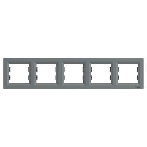 Рамка 5х  Стомана - SCHNEIDER ELECTRIC Asfora EPH5800562