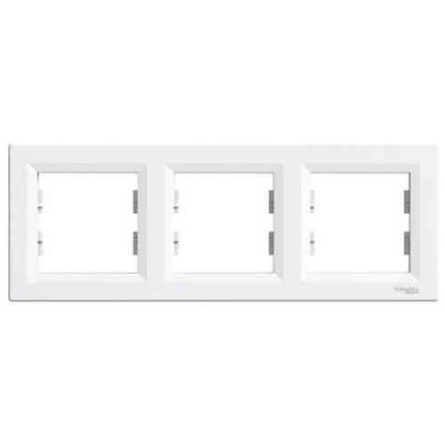 Рамка 3х  Бяла - SCHNEIDER ELECTRIC Asfora EPH5800321