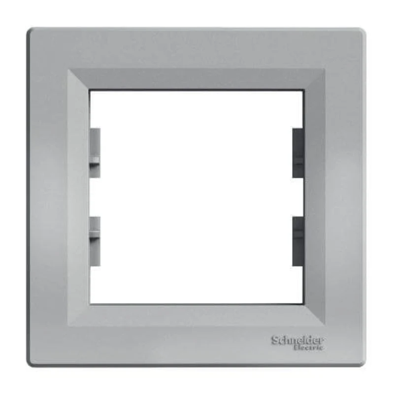 Рамка 1х  Алуминий - SCHNEIDER ELECTRIC Asfora EPH5800161