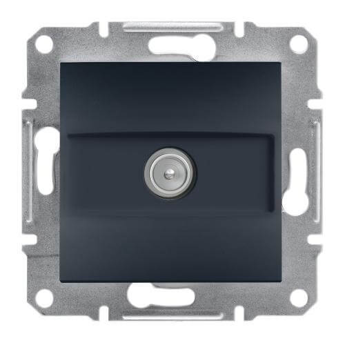 Розетка TV крайна (1dB) без рамка Антрацит - SCHNEIDER ELECTRIC Asfora EPH3200171