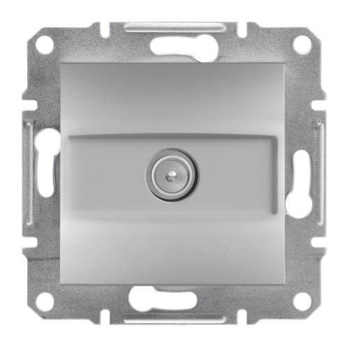 Розетка TV крайна (1dB) без рамка Алуминий - SCHNEIDER ELECTRIC Asfora EPH3200161