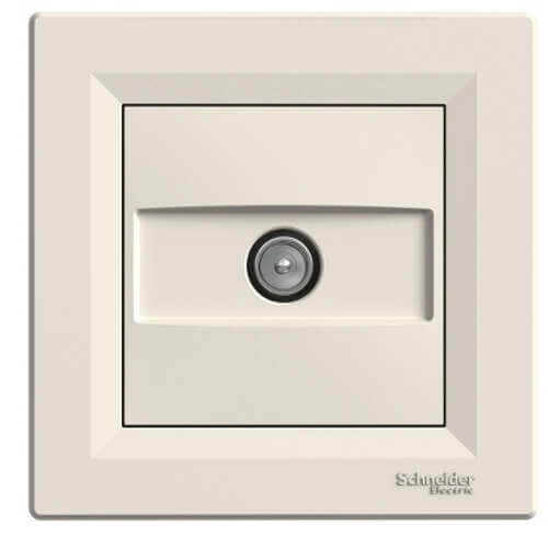 Розетка TV крайна (1dB) Крем - SCHNEIDER ELECTRIC Asfora EPH3200123