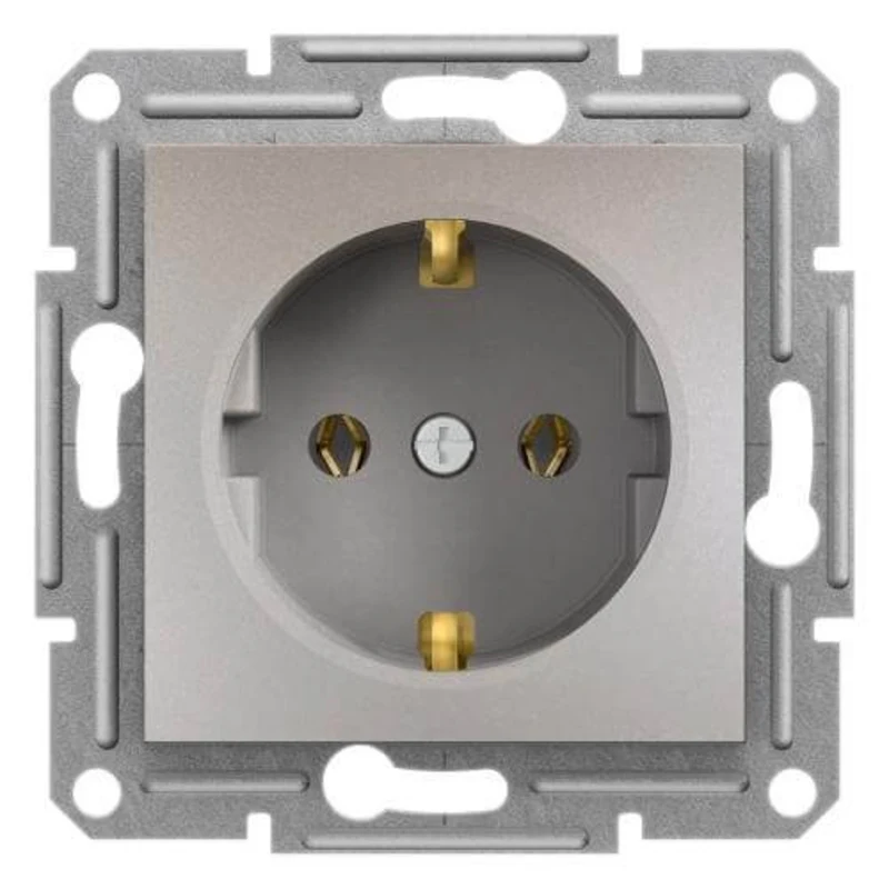 Контакт Шуко 16A без рамка Бронз - SCHNEIDER ELECTRIC Asfora EPH2900169