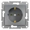 Контакт Шуко 16A без рамка Стомана - SCHNEIDER ELECTRIC Asfora EPH2900162