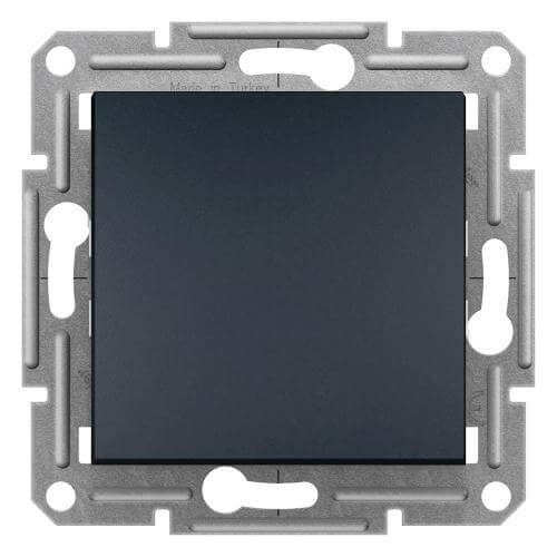 Бутон 10А  без рамка Антрацит - SCHNEIDER ELECTRIC Asfora EPH0800371