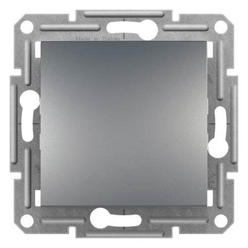 Бутон 10А  без рамка Стомана - SCHNEIDER ELECTRIC Asfora EPH0800362