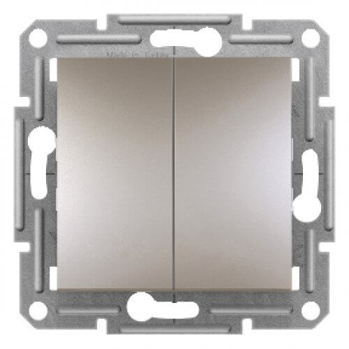 Сериен ключ 10А  без рамка Бронз - SCHNEIDER ELECTRIC Asfora EPH0300169