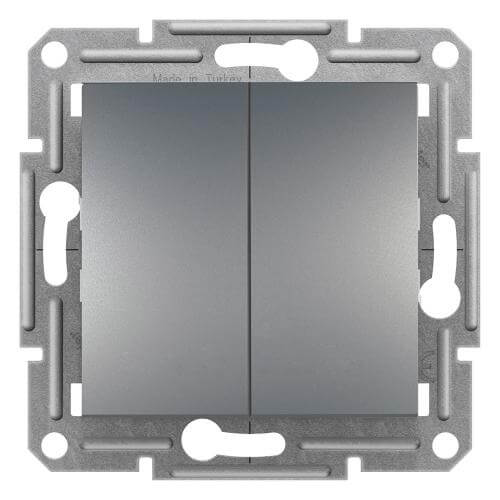 Сериен ключ 10А  без рамка Стомана - SCHNEIDER ELECTRIC Asfora EPH0300162