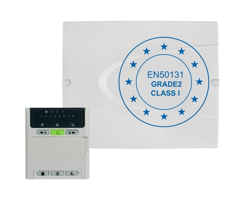 Комплект контролен панел Eclipse 8+ PTC с клавиатура LED 8 - Teletek Electronics Eclipse 8  PTC