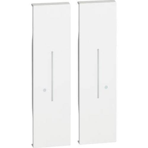 Лицев панел за безжичен сериен ключ 2M Бял - bticino Living Now with Netatmo KW36M2