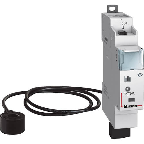 Свързан измервателен модул за монтаж на DIN шина 230V - bticino Living Now with Netatmo F20T60A