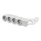 Разклонител 4x 2P+E Шуко, с кабел 3m, цвят Бял - Legrand Standart 694561
