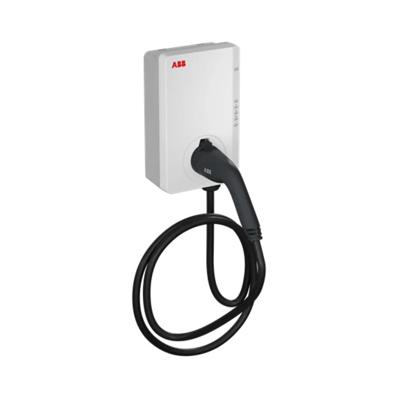 Трифазна зарядна станция 3P 22kW Bluetooth Wi-Fi IP54 с RFID 4G и кабел 5m - ABB Terra AC 6AGC082157