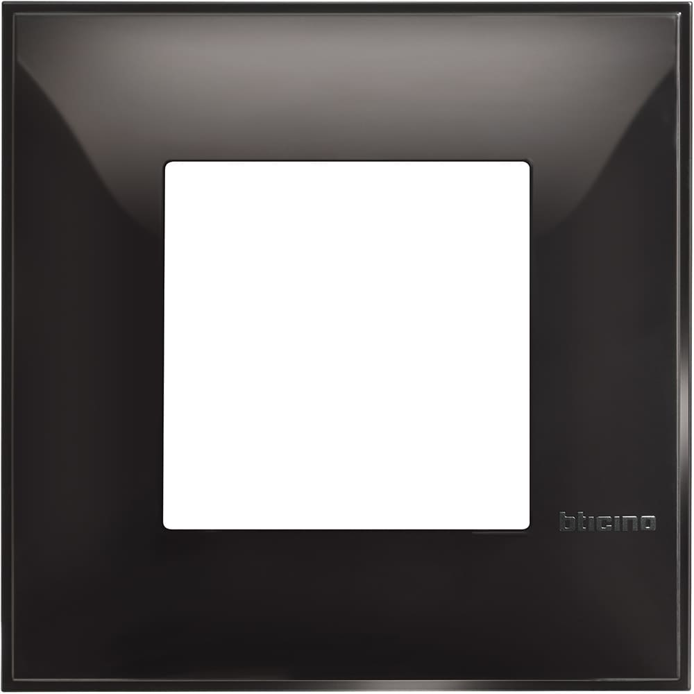 Рамка 1х 2M Черен /блистер/ - bticino Classia R4802BC
