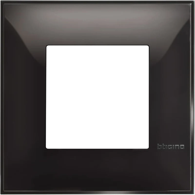 Рамка 1х 2M Черен /блистер/ - bticino Classia R4802BC