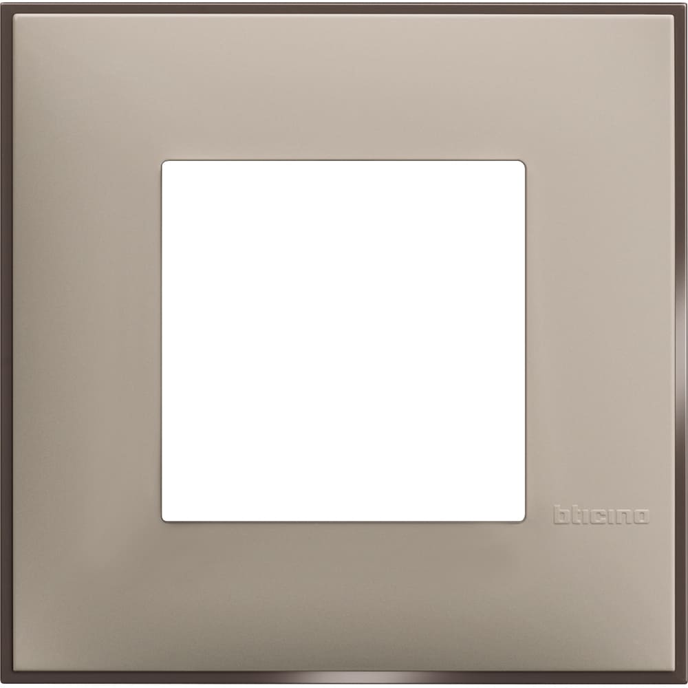 Рамка 1х 2M Крем сатен /блистер/ - bticino Classia R4802CS