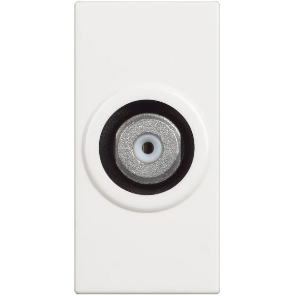 Розетка TV F конектор 1M Бял /блистер/ - bticino Classia RW4202F