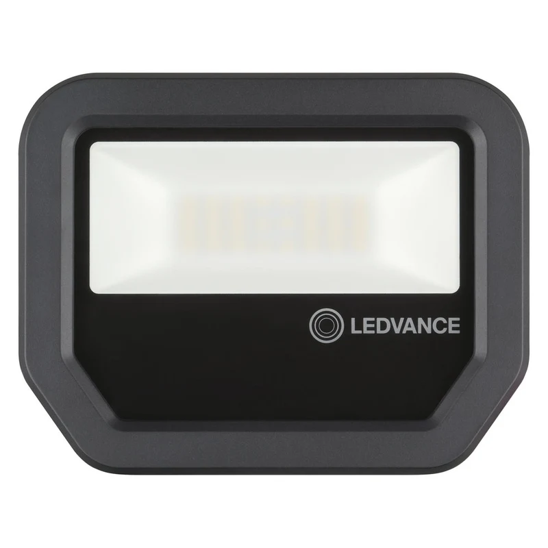 LED Прожектор, симетричен 20W 2400lm 3000K IP65, цвят черен